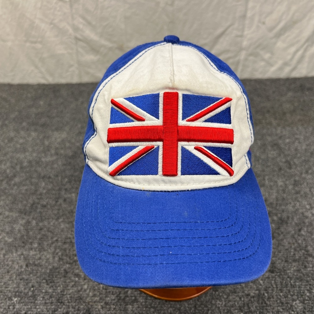 Disney World United Kingdom EPCOT World Showcase Cap Adult Adjustable Blue Hat